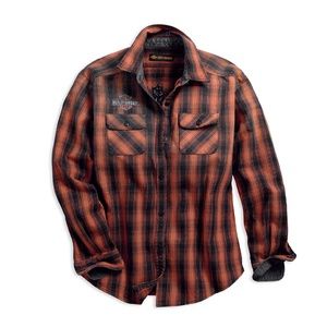 Harley-Davidson Women's Plaid Flannel Shirt